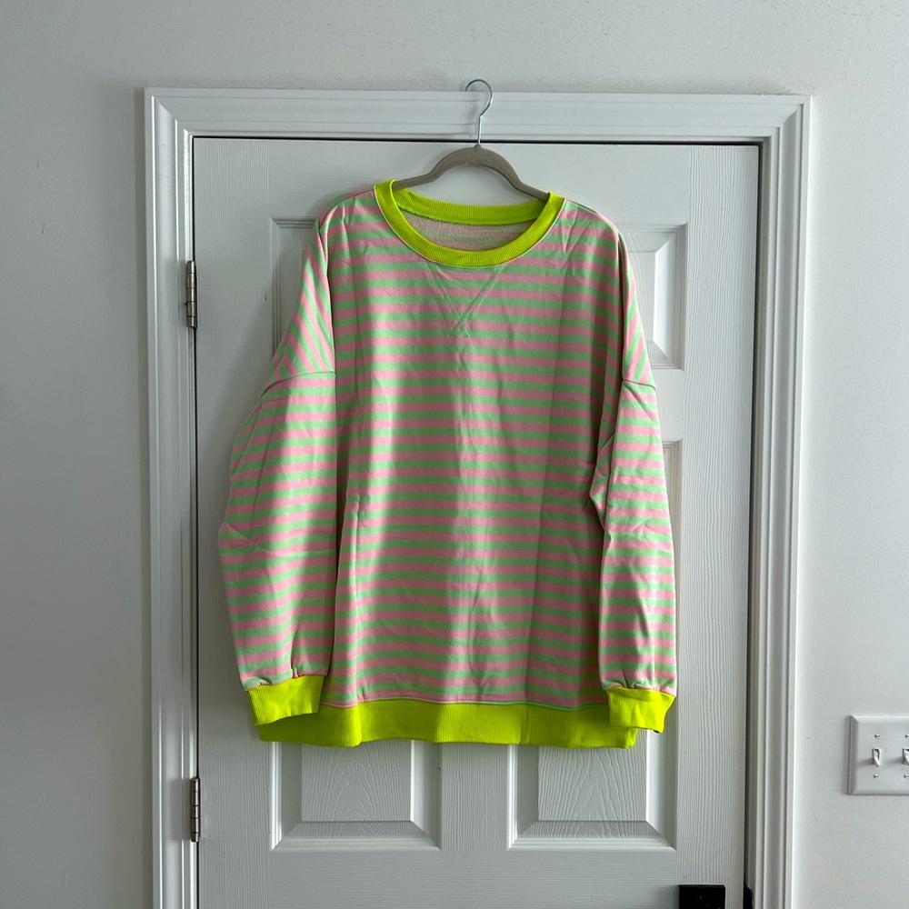 Stripped Sweater | 2X